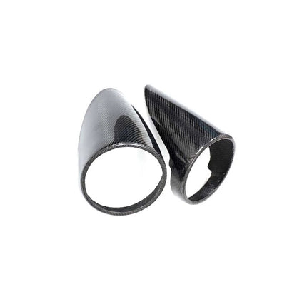 Real Carbon Fiber Rear Taillight Lamp Cap Rear Trunk Lamp Cover For Ferrari 458