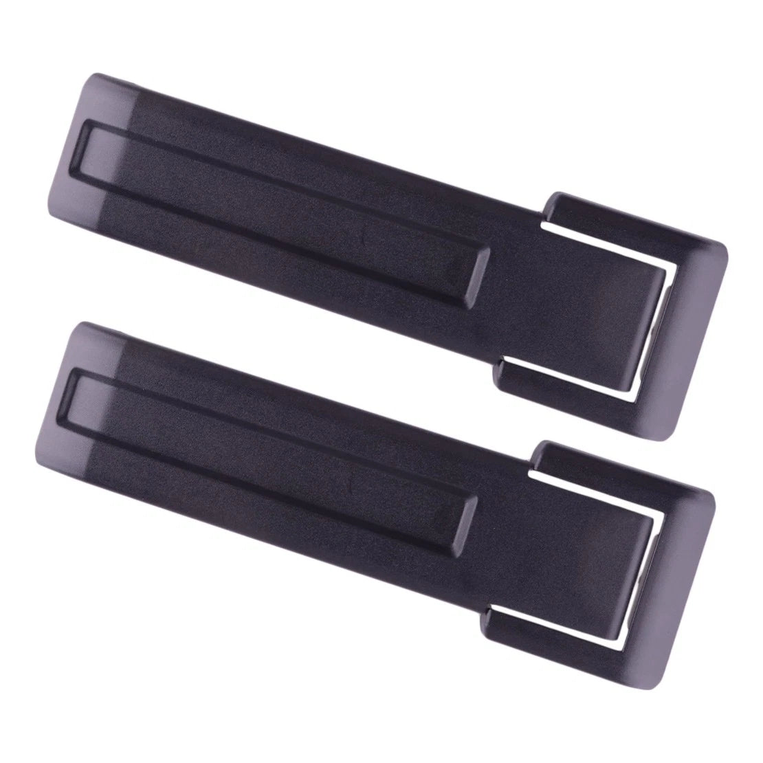 Black Tailgate Hinge Covers for Jeep Wrangler JK (2007-2017)