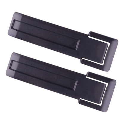 Black Tailgate Hinge Covers for Jeep Wrangler JK (2007-2017)