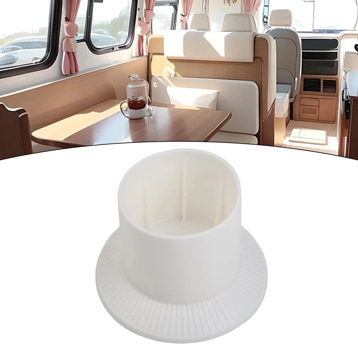TPE Rubber Suction Cup Holder for RV/Car/Boat - Portable Non-Slip Anti-Spill