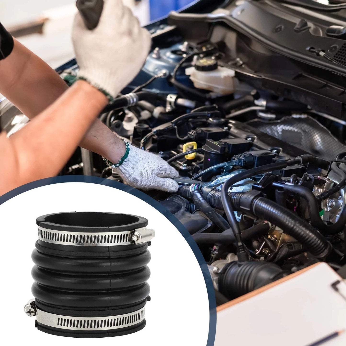 1 Pc Car Intake Hose Tube with Clamps for Toyota Camry (2002–2006)