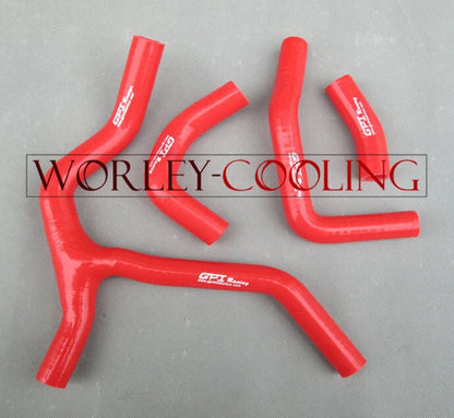 RED Silicone Radiator Y Hose Kits for Honda CRF450R (2015-2016)