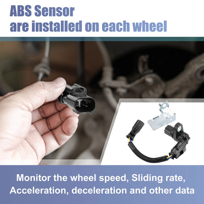 ABS Wheel Speed Sensor for Dodge Ram 1500 1998-2005 (2 x)