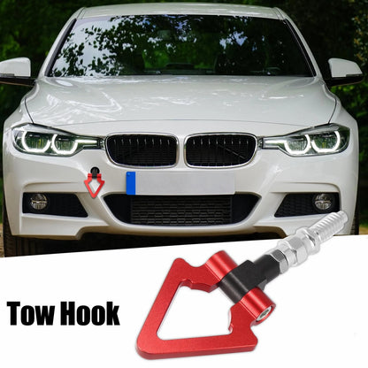 Racing Car Screw-On Tow Hook Triangle Ring for BMW 3 5 7 Series Z3 Z4 (1998-2023)