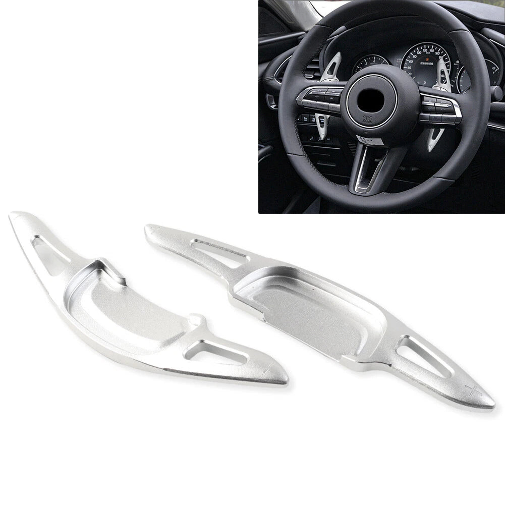 Steering Wheel Paddle Shifter for Mazda 3 Axela CX30 MX30 (2020-2021) Silver