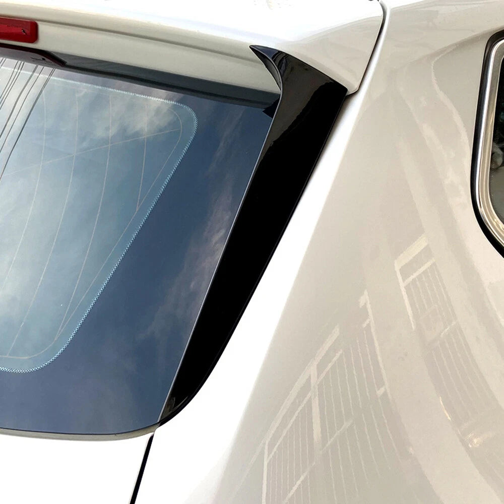 2 x Rear Window Spoiler Covers for BMW X3 F25 (2011-2017) Black