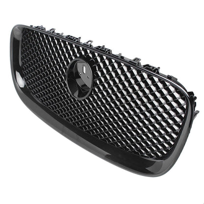 Gloss Black ABS Front Upper Grille Mesh for Jaguar XF XFR (2012-2014)