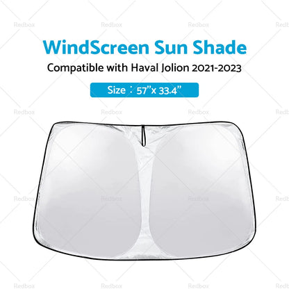 WindScreen Sun Shade for Haval Jolion (2021-2023) UV Block Foldable
