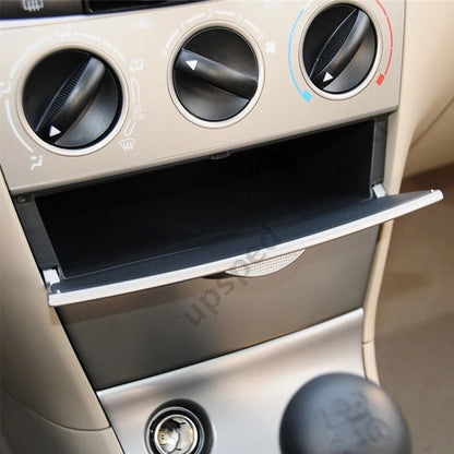 Center Console Storage Box Panel Cover / Silver for Toyota Corolla (2003–2008)