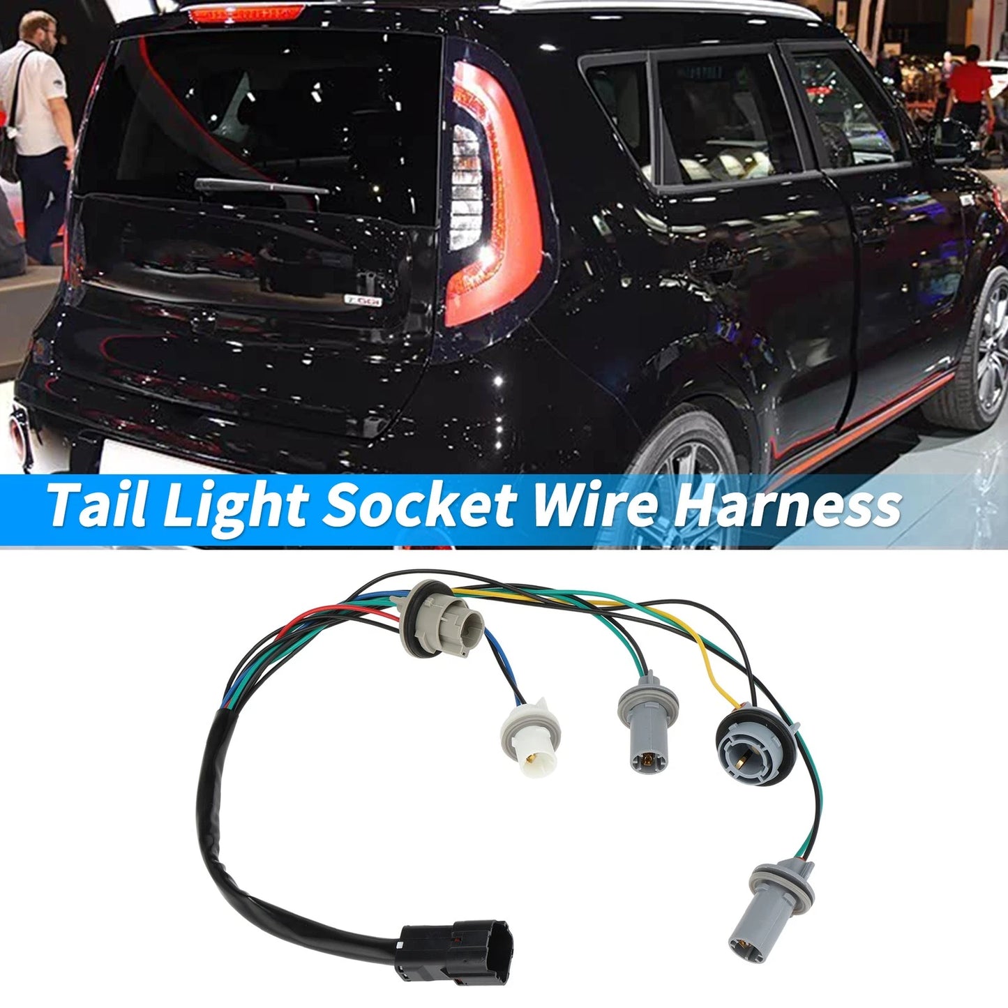 Taillight Bulb Socket Wiring Harness for Kia Soul (2014-2019)