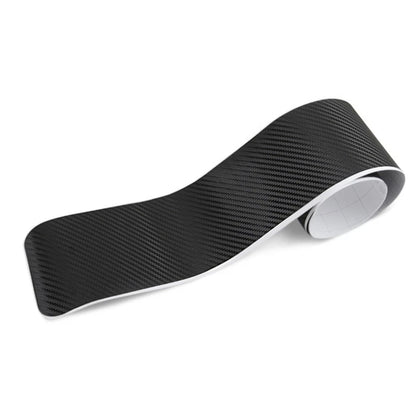 Carbon Fiber Style Rear Bumper Corner Protector Sticker for Car (All Years)