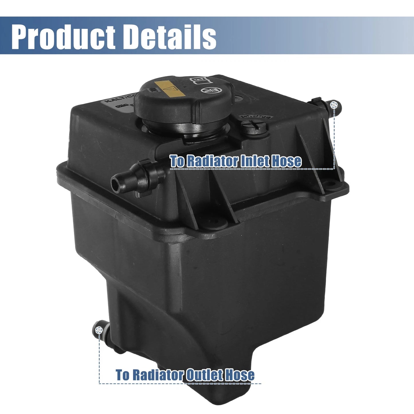 Coolant Radiator Reservoir Tank Set PCF000033 with Cap & Sensor for BMW X5 (2000-2006)