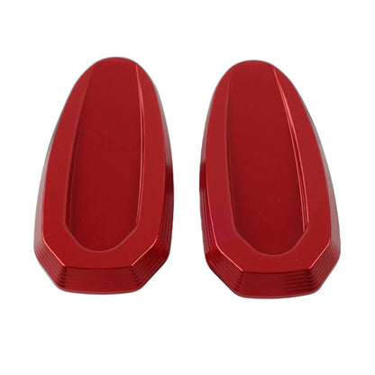 Rearview Mirror Block Off Base Plates Cover Red for BMW S1000RR (2020-2023)