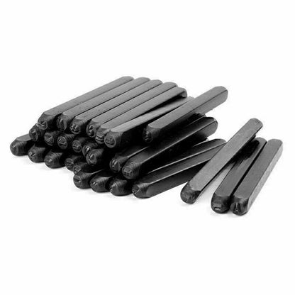 Steel Metal Alphabet & Number Punch Set for DIY Leather Craft Tools