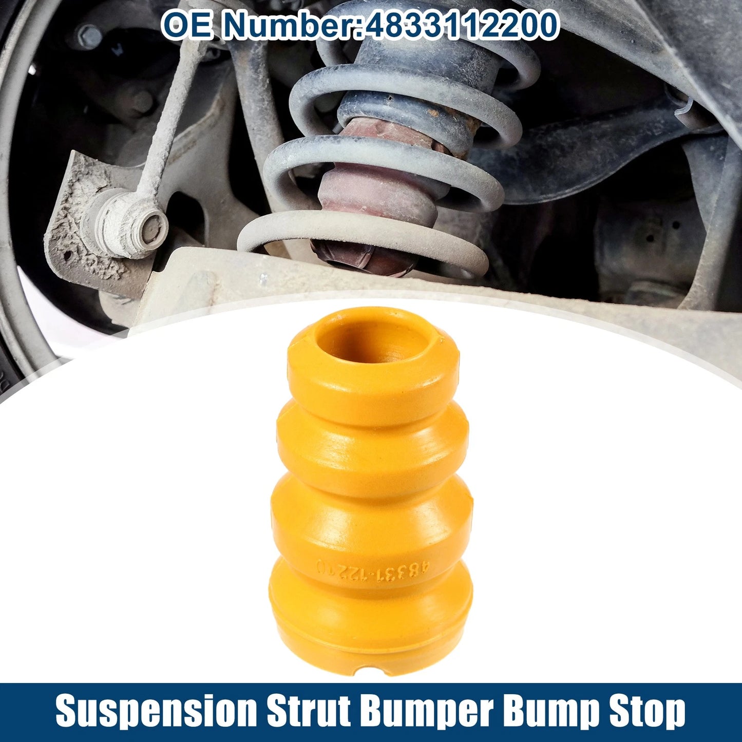 Front Suspension Strut Bumper Spring for Toyota Corolla (2000–2012)
