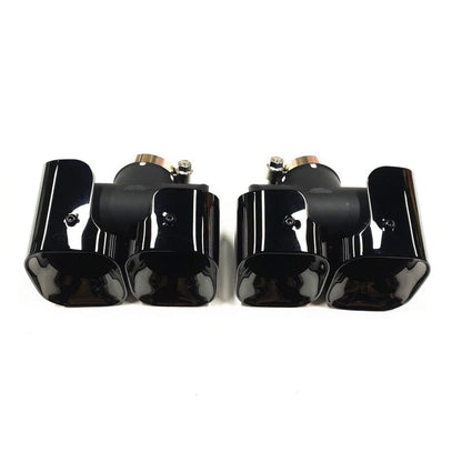 Rear Tail Exhaust Muffler Tip Pipes for Land Rover Defender 90 110 130 (2020-2024)