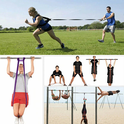 Heavy Duty Resistance Yoga Bands Loop for Fitness Workout Gym AU