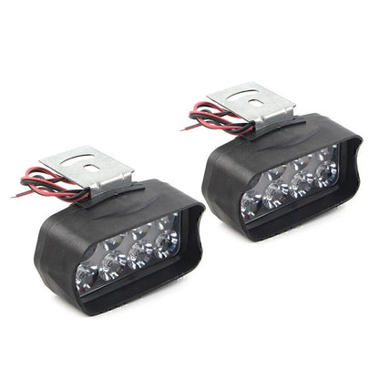 Motorcycle Front Headlight Fog Lights 8-LED for UTV ATV