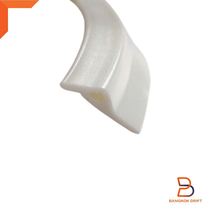White Rubber Wheel Arch Fender Flares for Toyota Hilux MK4 MK5 (1997-2005)