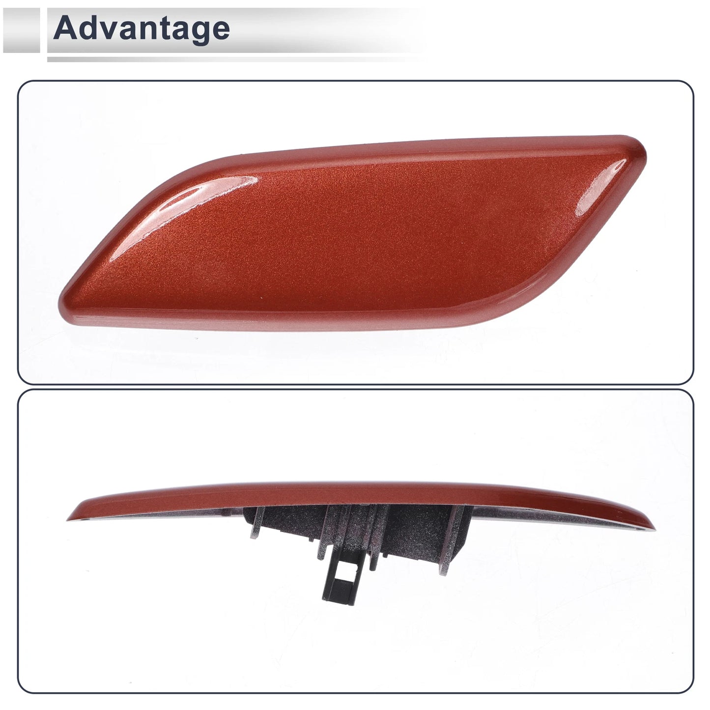 Front Left Bumper Headlight Washer Nozzle Cover for Mazda 3 (2004-2009)