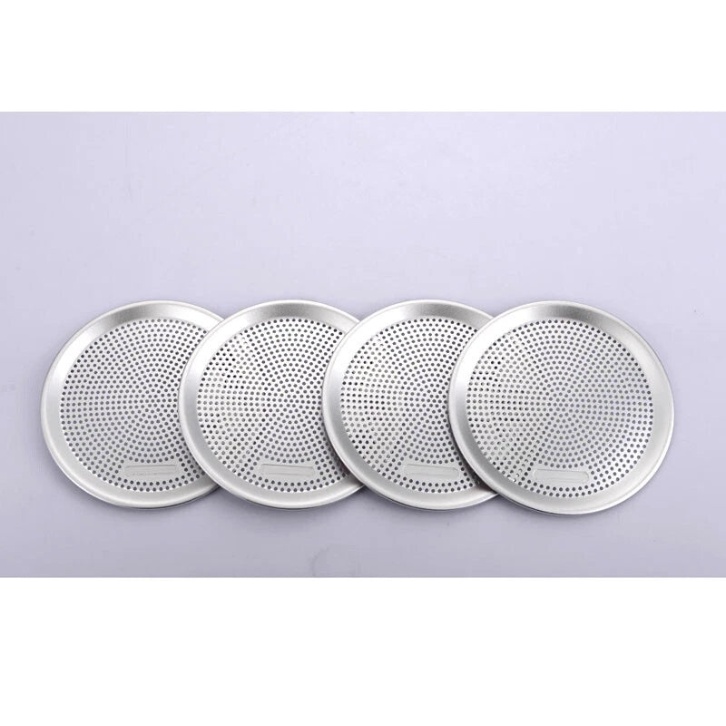 4pcs Aluminum Door Speaker Grill Cover Trim For Land Rover Discovery Sport 2015+