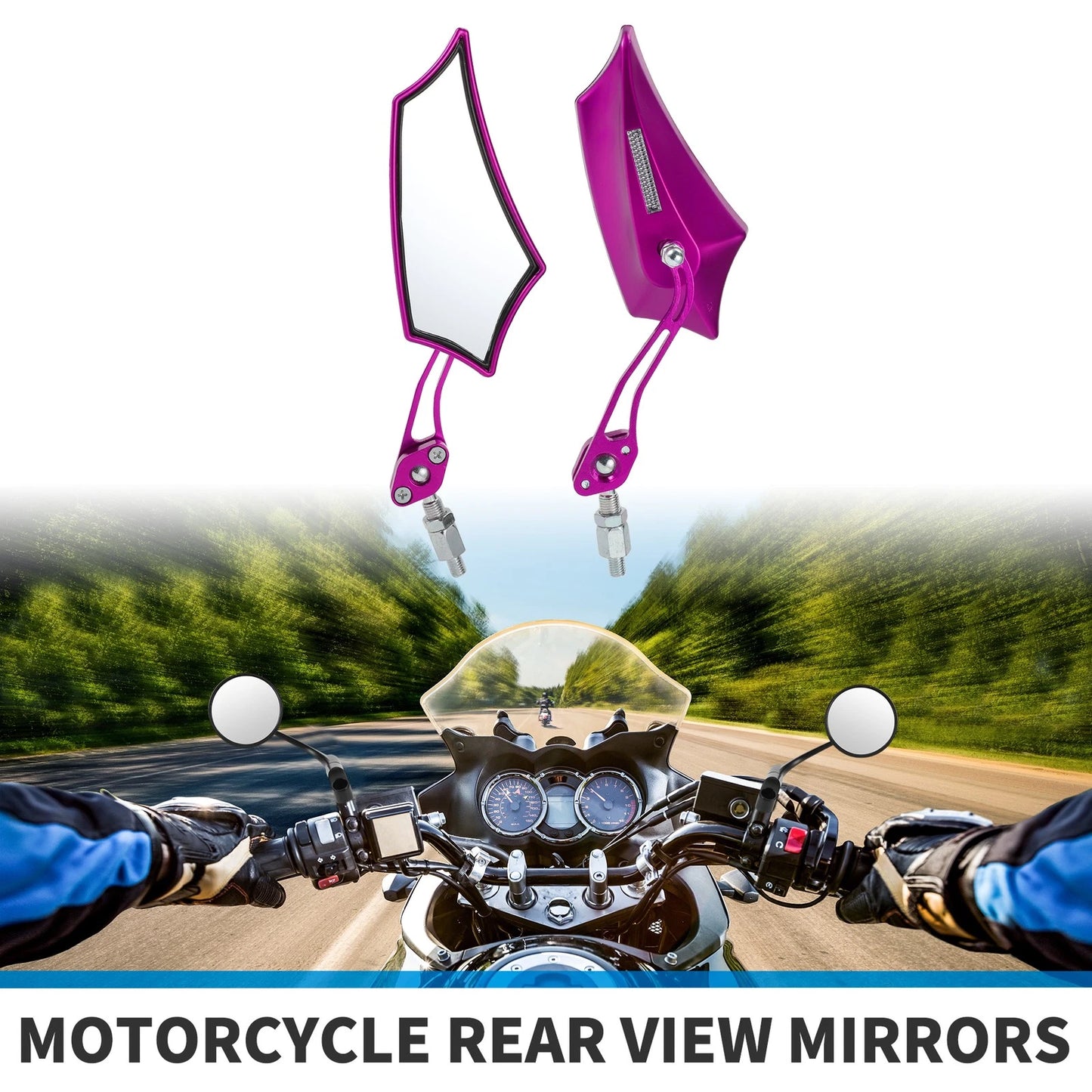 M10 M8 Motorcycle Rear View Mirror for Motorcycle