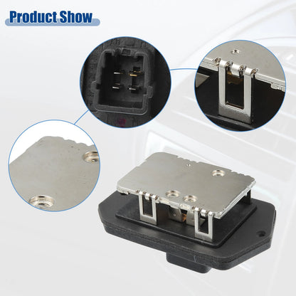 HVAC Blower Motor Resistor Black Silver Tone for Toyota Celica