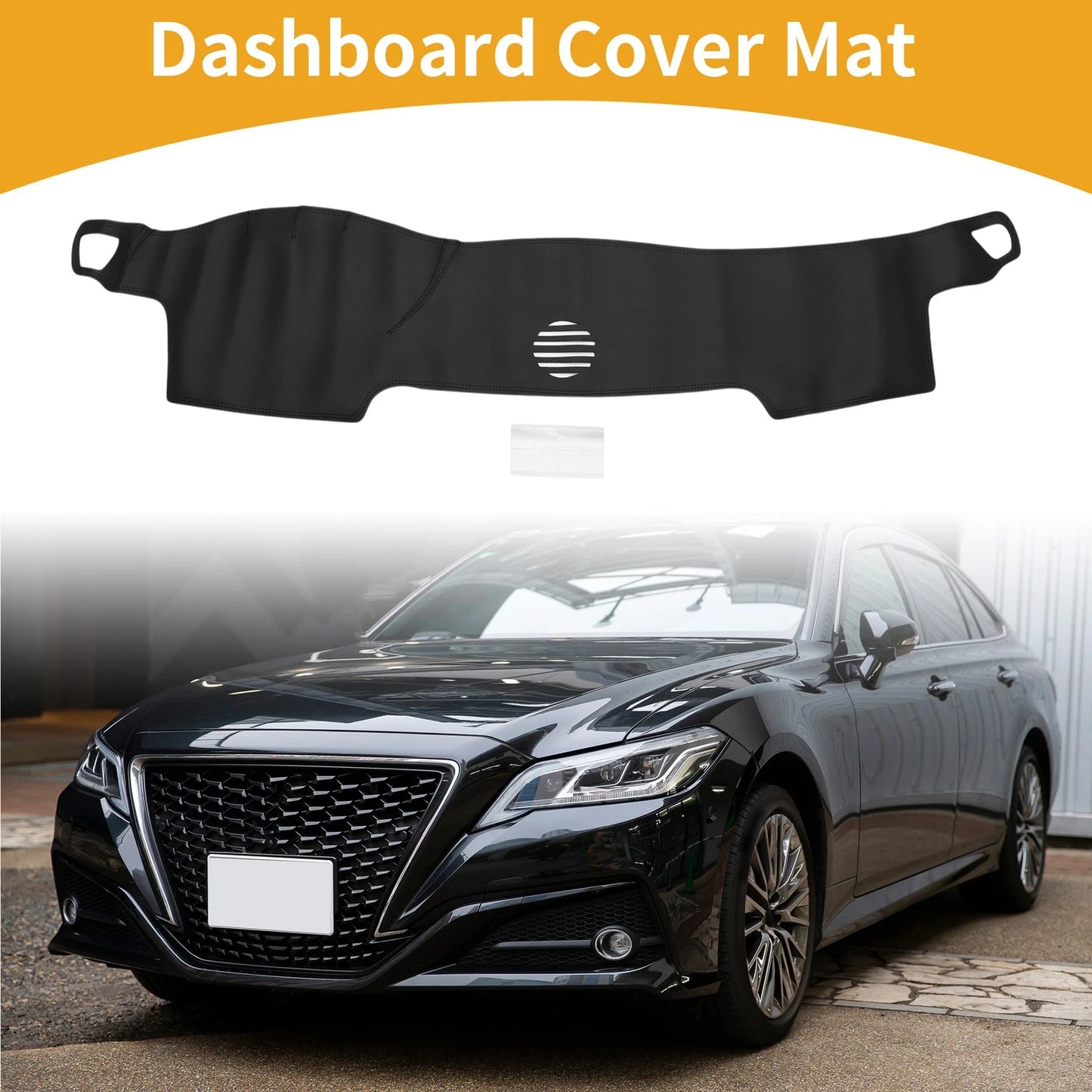 Dashboard Cover for Toyota Crown S180 Black 1 x Anti-Slip (2003-2008)