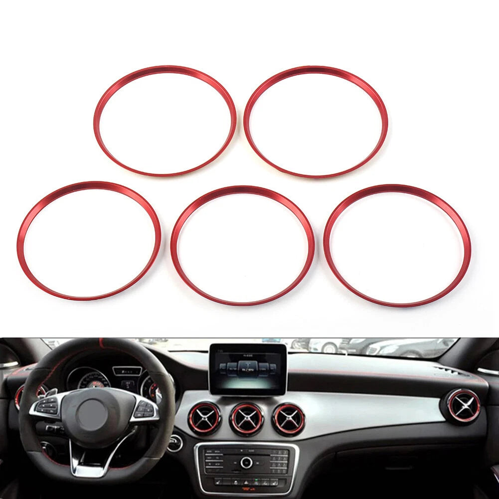 Air Condition Vent Outlet Ring Cover Trim for Mercedes A B CLA GLA Class