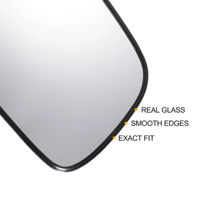 Left Right Side White Mirror Glass w/ Back Heated for Honda CR-V (2017-2023)