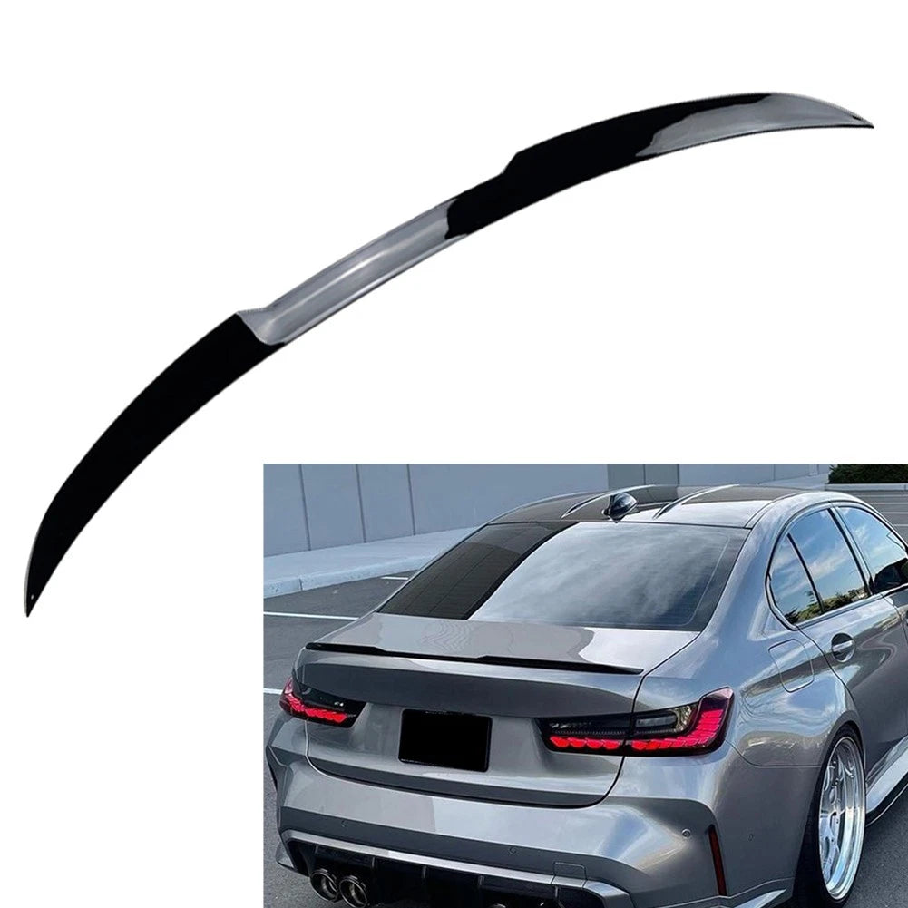 Black Rear Trunk Spoiler Lip Wing for BMW 3 Series G20 G80 320i 325i 330i (19-22)