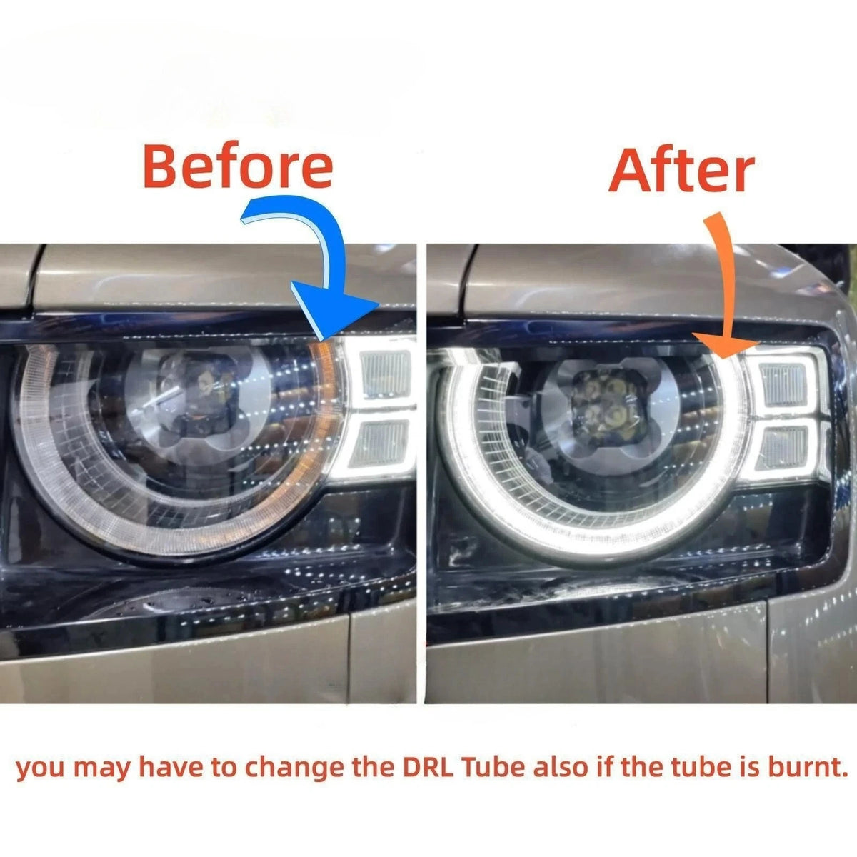 2 x L/R DRL Boards Daytime Lights for Land Rover Defender (2020–2023)