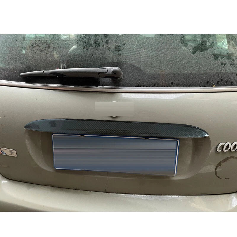 Real Carbon Fiber Tailgate Trim Strip Cover fit for Mini Cooper R50 R53