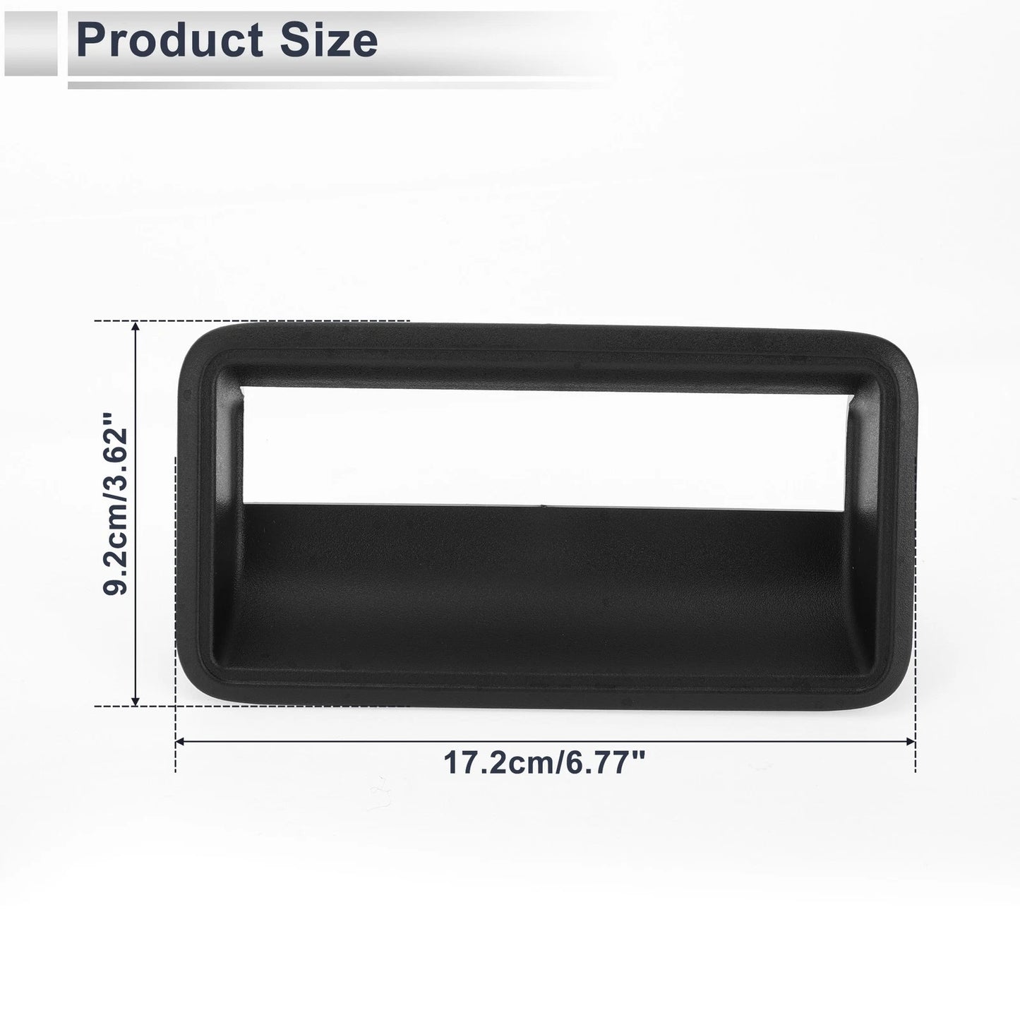 Exterior Door Tailgate Handles for GMC C1500 C2500 ABS Black (1988-2002)