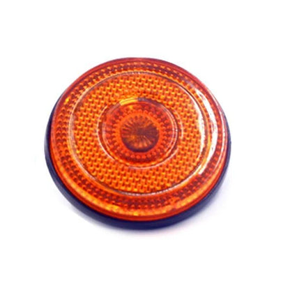 Amber Round Rear Tail Brake Stop Marker Lights for Car Motorcycle Trailer