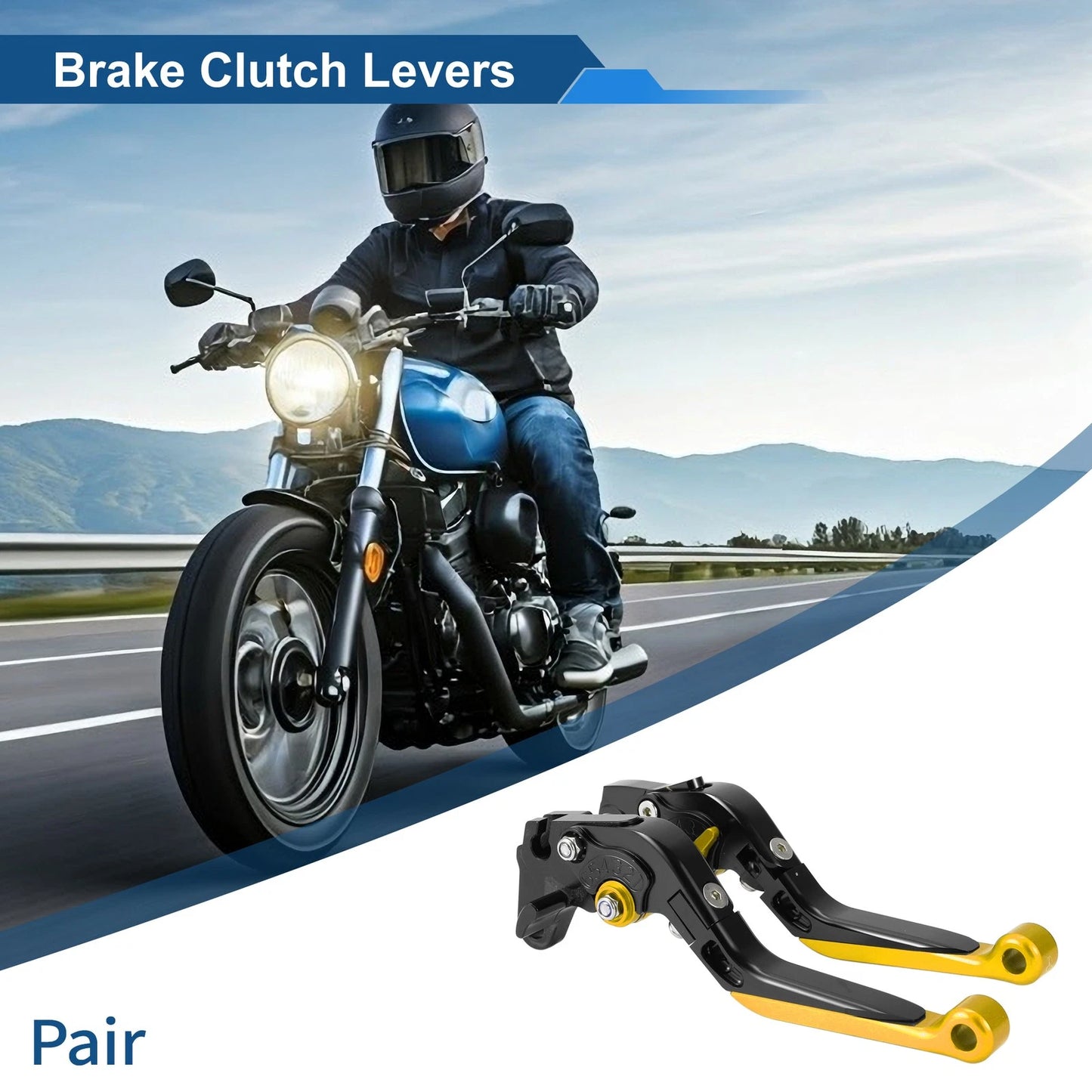 Lever / Adjustable Short/Long / Brake Clutch Lever for Yamaha WR125X
