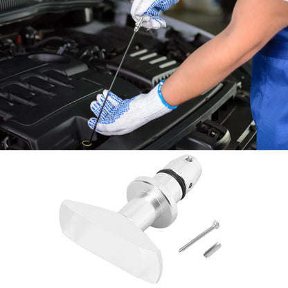 Oil Dipstick Pull Handle for Ford Mustang GT V8 GT500 (1999-2011) Silver Tone