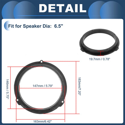 Speaker Spacer Ring Adapter for Ford Transit Custom (2013-2023) - 2 x Set