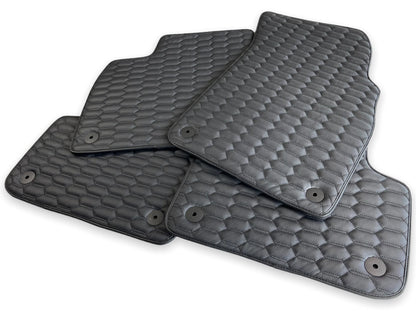 Exclusive Leather Floor Mats for Audi Q3 2013-2018 2 x ER56 Design