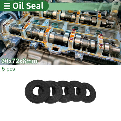 Oil Seal / 30x72x8mm / Rotary Shaft Seal NBR Rubber for Make Model