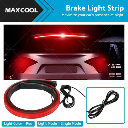 Red LED High Mount Third Brake Light Bar for Universal Car