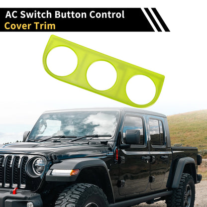 AC Switch Button Control Cover Trim for Jeep Wrangler JK (2007-2018)