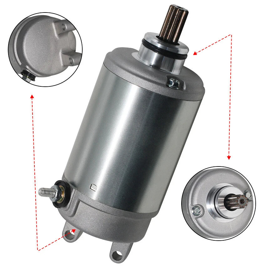 Starter for Kawasaki ZX600 Ninja ZX-6R, ZR400, ZRX, ZX500, ZZ-R500, ZZR400, ZZ-R600 (1995-2008)