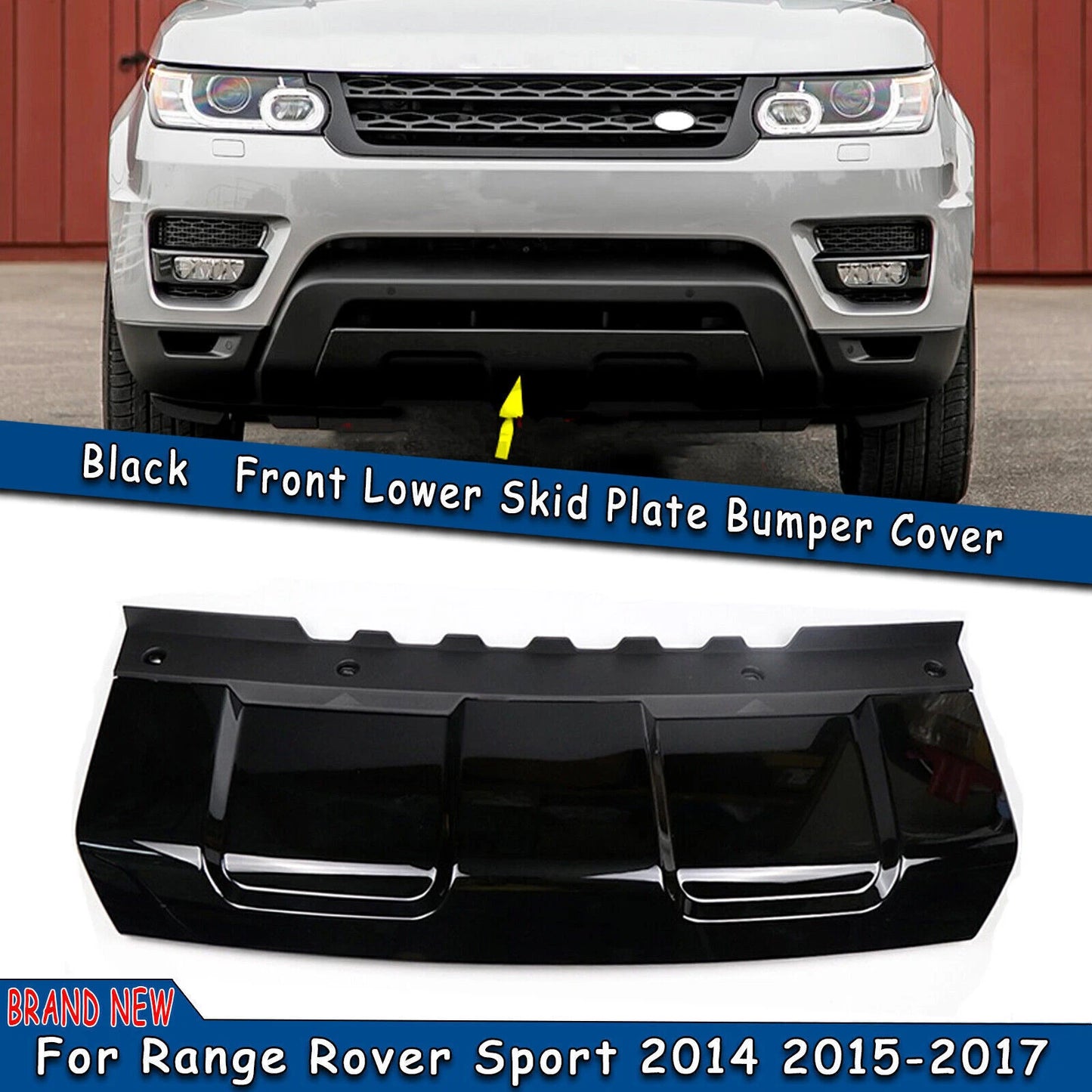 Front Lower Skid Plate Bumper Cover for Range Rover Sport (2014-2017)