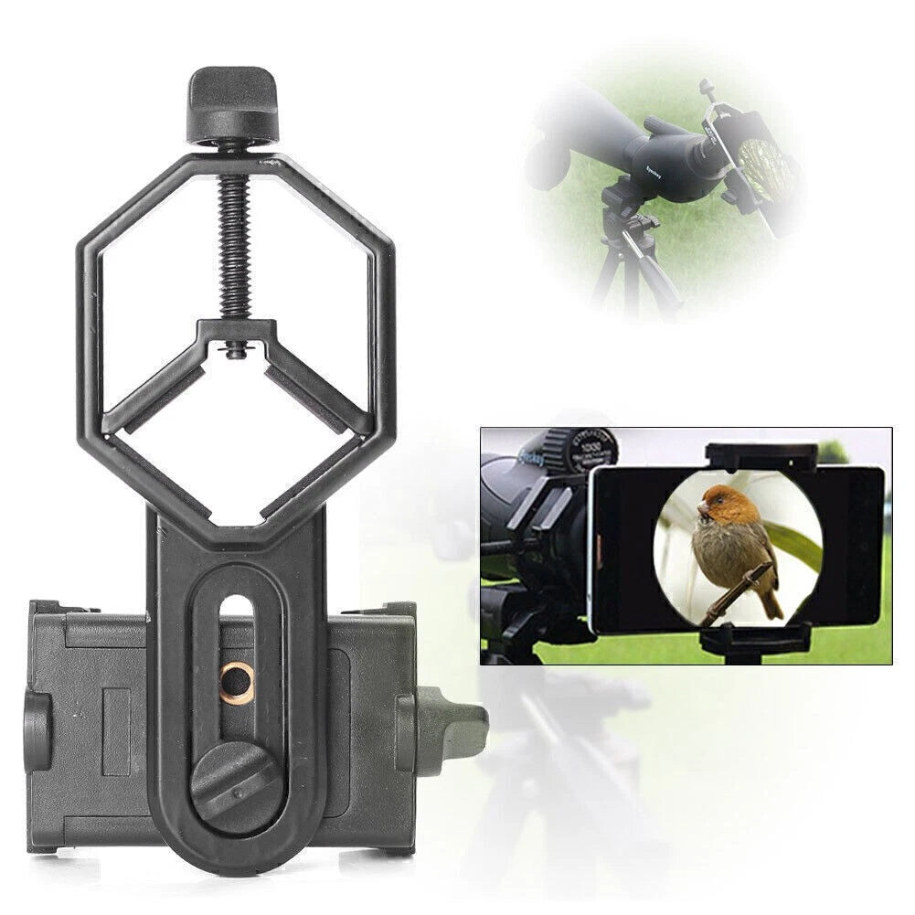 Universal Cell Phone Adapter Mount for Spotting Scope, Telescope, Microscope