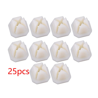 25 x Nylon Clips & Screw Nuts Bezel Grille Retainers for GM 5/16" Square Hole