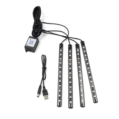RGB Music Voice Control Floor Atmosphere Light for Car