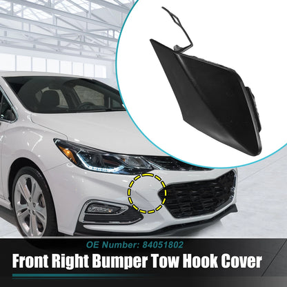 Unpainted Front Right Bumper Tow Hook Cover for Chevrolet