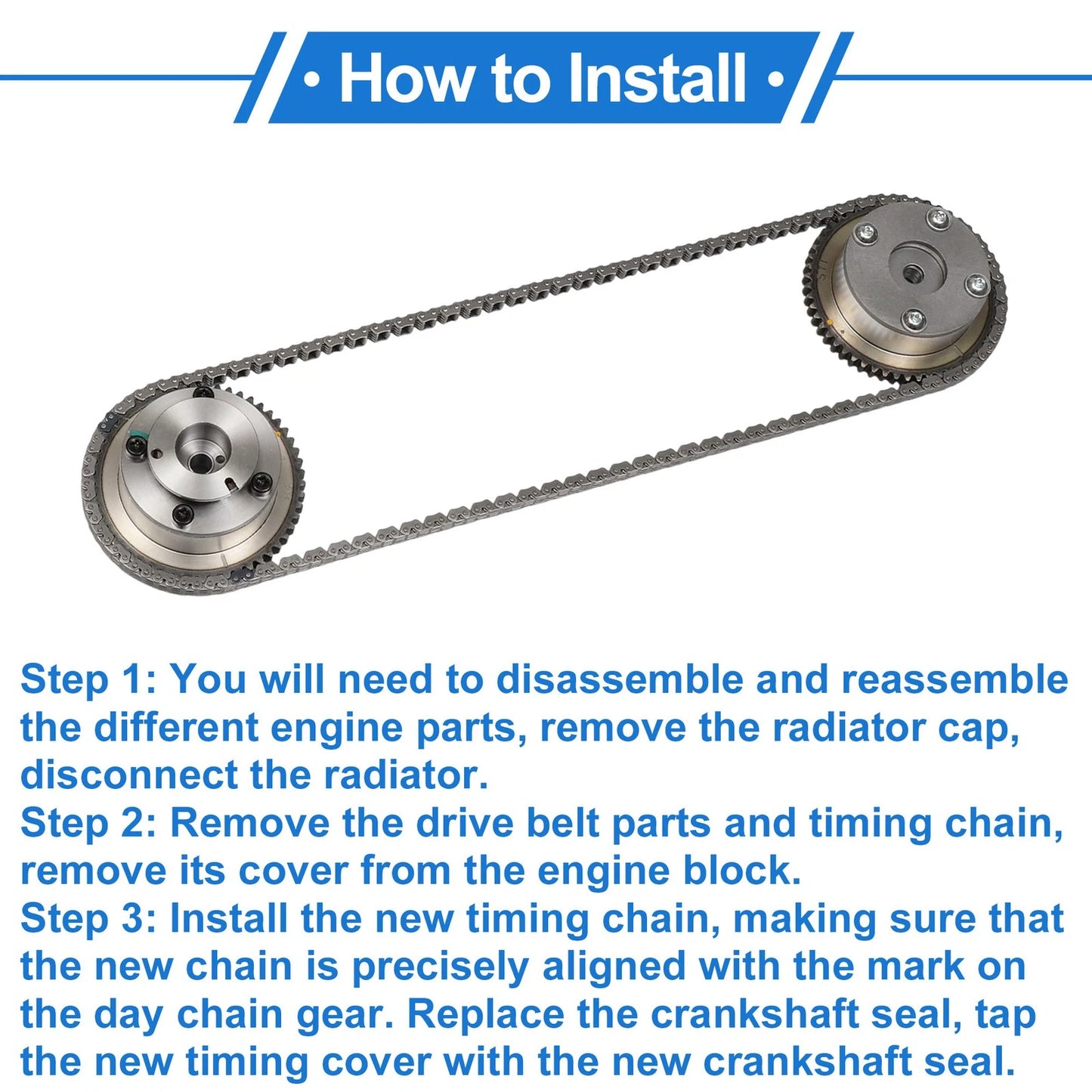 Timing Chain Kit for KIA Soul Forte Cerato I30 2.0L (2010-2013)
