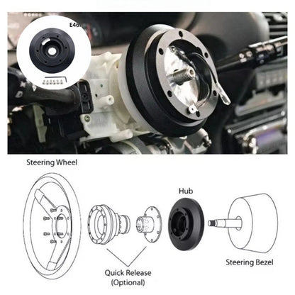 Bolt-on Installation Hub Adapter Steering Spacer for BMW E46 (1998–2006)